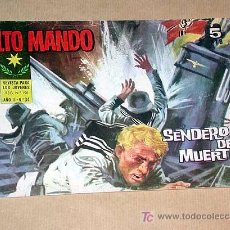 Tebeos: ALTO MANDO Nº 34. SENDERO DE MUERTE. IBERO MUNDIAL DE EDICIONES 1964.+++. Lote 27394398