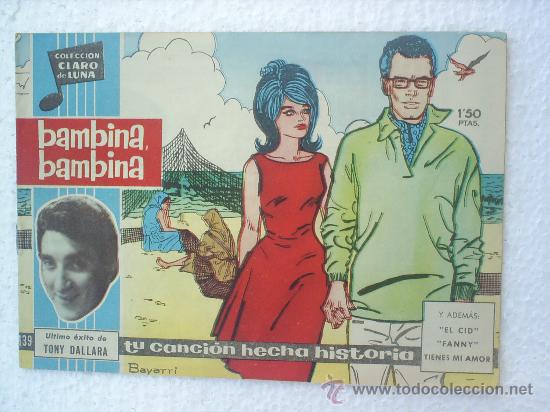 Tebeos: CLARO DE LUNA -BAMBINA ,BAMBINA TONY DALLARA N.139