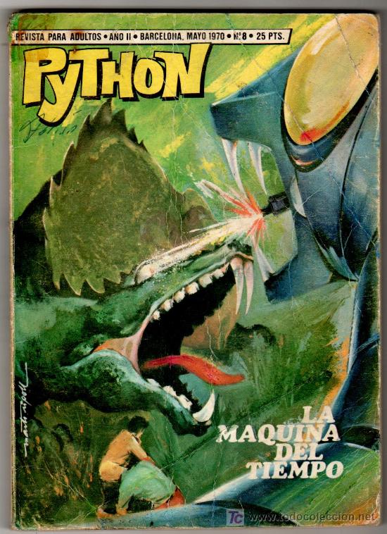 Tebeos: PYTHON N&ordm; 8 con MIKROS Y WAGON TRAIN ( OESTE ) EDI. IBEROMUNDIAL 1970 - JV - - Foto 1