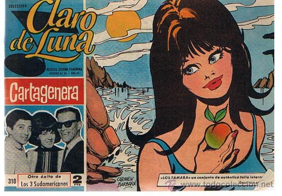 Tebeos: Claro de Luna n&ordm; 310. - Foto 1