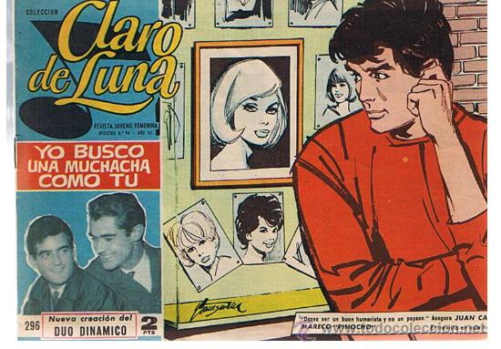 Tebeos: Claro de Luna n&ordm; 296. - Foto 1