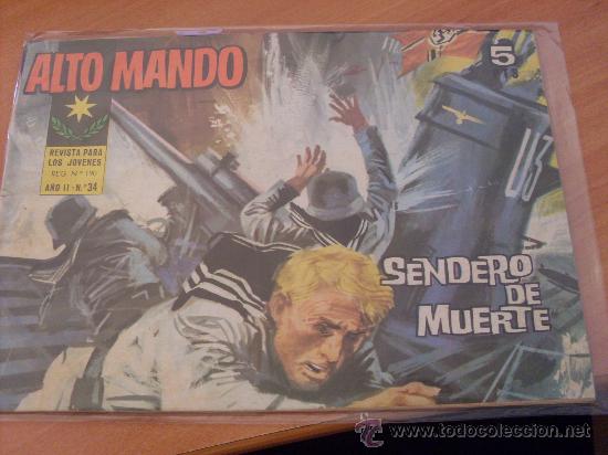 BDs: ALTO MANDO N&ordm; 34 ( ORIGINAL ED. IBERO MUNDIAL )  ( S4)