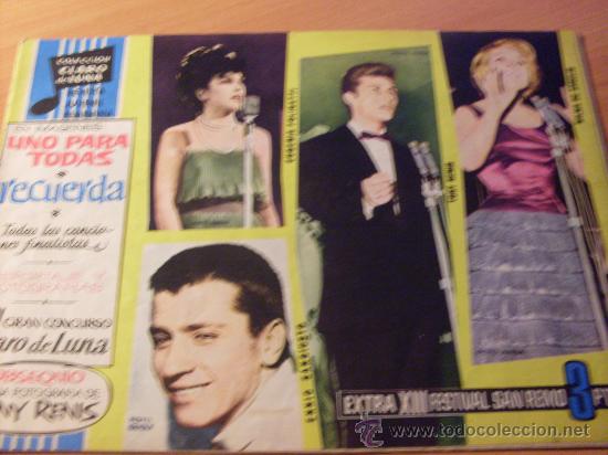 BDs: CLARO DE LUNA EXTRAORDINARIO XIII FESTIVAL SAN REMO (ORIGINAL ED. IBERO MUNDIAL) (COIB34)