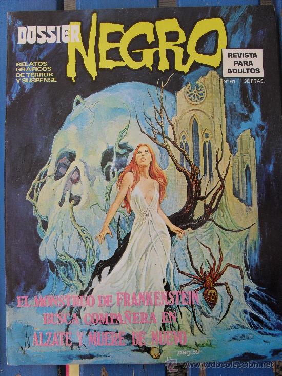 Tebeos: dossier negro n&ordm; 61 COMICS TERROR - Foto 1