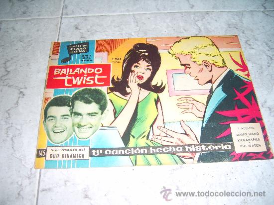 Tebeos: COLECCION CLARO DE LUNA N&ordm; 145. BAILANDO TWIST. REVISTA JUVENIL FEMENINA.