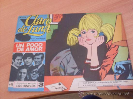 Tebeos: CLARO DE LUNA N&ordm; 448 CANCION LOS BRAVOS CONTRAPORTADA LOS BRAVOS ( COIB79)