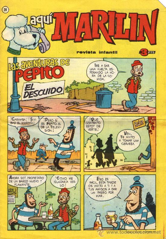 Livros de Banda Desenhada: &rdquo;AQU&Iacute; MARILIN&rdquo; - REVISTA INFANTIL - N&ordm; 28 - IBERO MUNDIAL - A&Ntilde;OS 60.