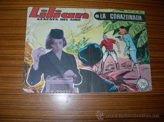 Tebeos: LILIAN AZAFATA DEL AIRE  N&ordm; 8  DE IBERO MUNDIAL