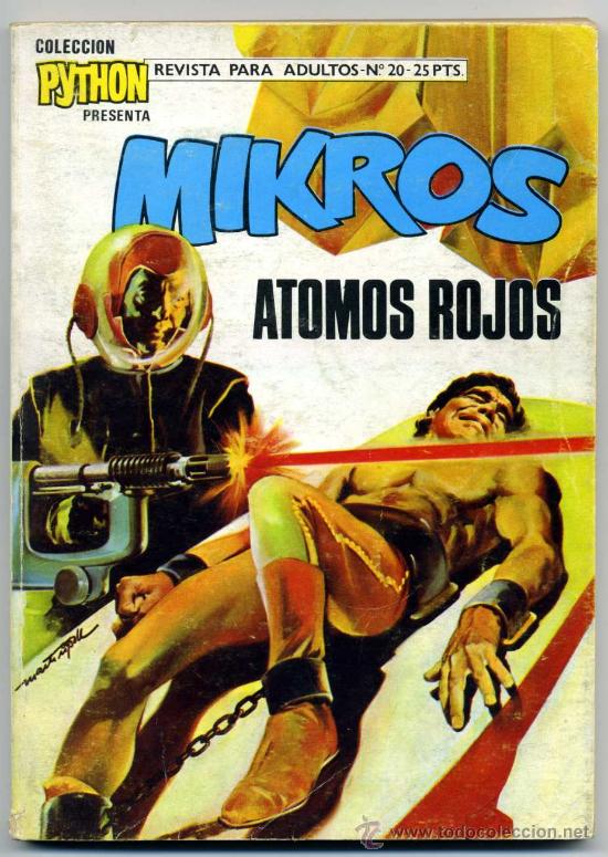 Tebeos: PYTHON N&ordm; 20 MIKROS ATOMOS ROJOS - Foto 1