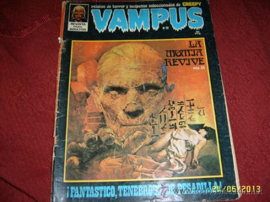 Tebeos: VAMPUS.RELATOS DE TERROR Y SUSPENSE.N&ordm; 30.ED.IBERO MUNDIAL.CON POSTER!!.MAGN&Iacute;FICO EJEMPLAR.VER FOTOS