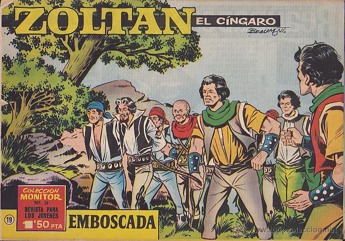 Tebeos: COMIC COLECCION ZOLTAN EL CINGARO N&ordm; 19 - Foto 1