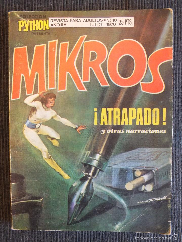 Tebeos: PYTHON MIKROS N&ordm; 10 IBERO MUNDIAL DE EDICIONES - Foto 1