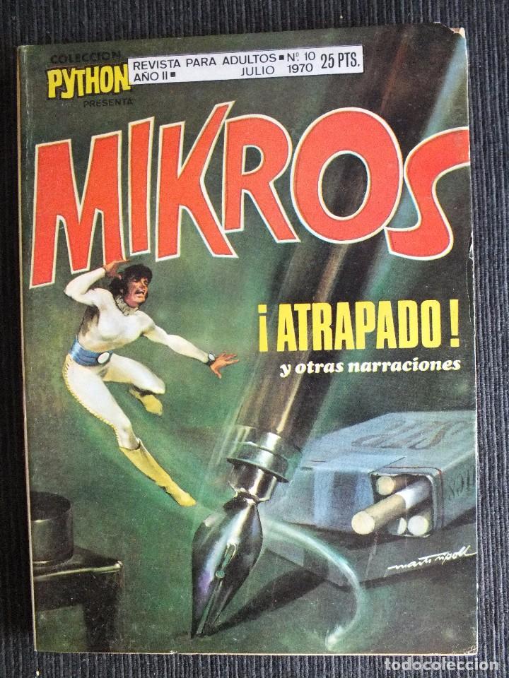 Tebeos: PYTHON MIKROS N&ordm; 10 IBERO MUNDIAL DE EDICIONES - Foto 1