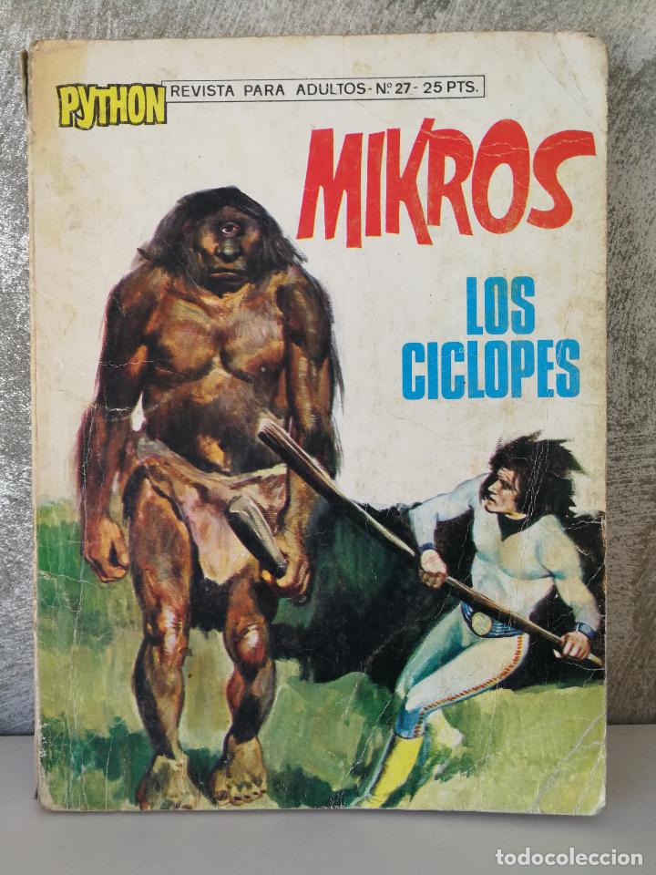 Tebeos: PYTHON MIKROS LOS CICLOPES FORMATO TACO - Foto 1