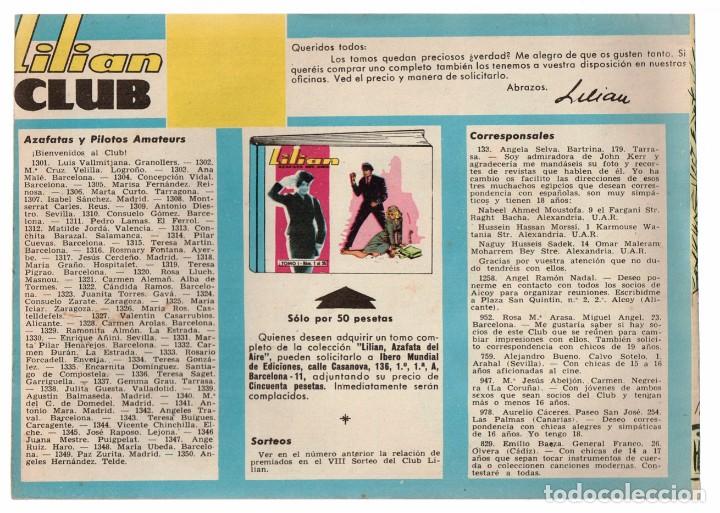 Tebeos: Lilian, Azafata del Aire. Nº 38 La Venganza de los Takugas. Ibero Mundial de Ediciones 1960 - Foto 2 - 133755394