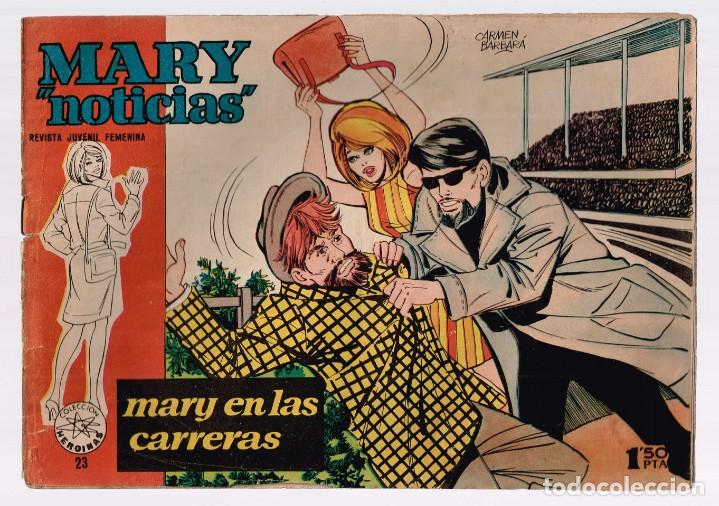 MARY NOTICIAS. Nº 23 MARY EN LAS CARRERAS. COL. HEROINAS IBERO MUNDIAL DE EDICIONES (Tebeos y Comics - Ibero Mundial)