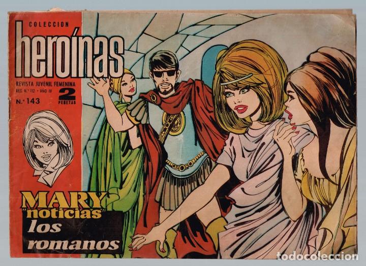 Tebeos: Mary noticias. Nº 143 Los Romanos. Col. Heroinas Ibero Mundial de Ediciones - Foto 1 - 134016782