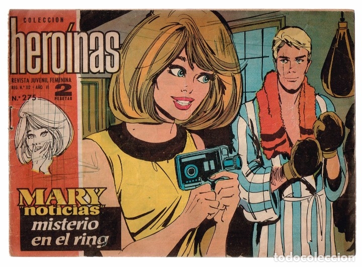 Tebeos: Mary noticias. Nº 275 Misterio en el Ring. Col. Heroinas Ibero Mundial de Ediciones - Foto 1 - 134017306