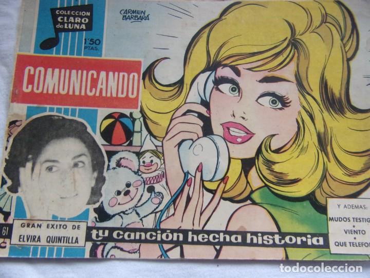 Tebeos: COLECCI&Oacute;N CLARO DE LUNA N&uacute;m. 61  COMUNICANDO - Foto 1