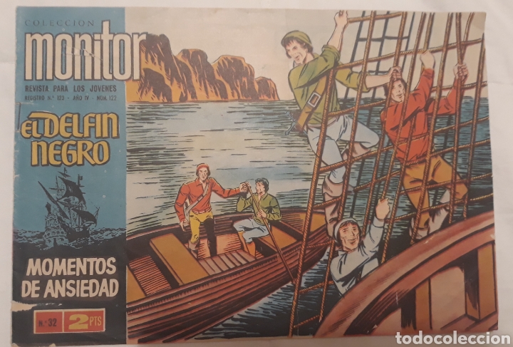 COMIC COLECCION MONITOR EL DELFÍN NEGRO N°32 1962 (Tebeos y Comics - Ibero Mundial)