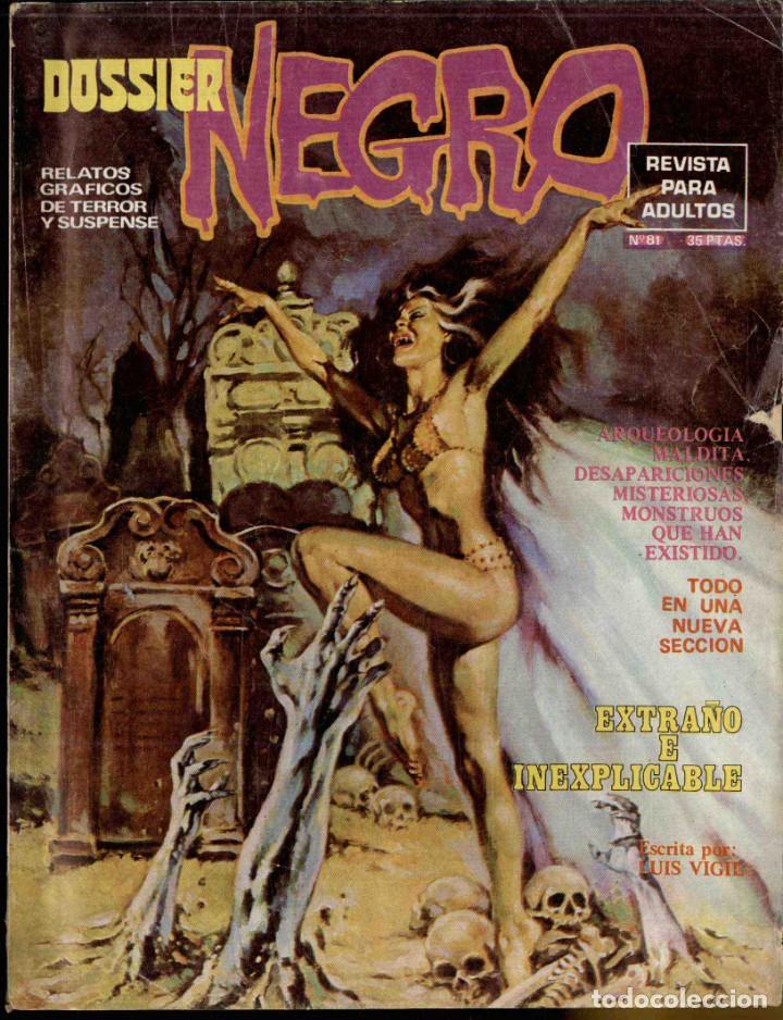 Tebeos: DOSSIER NEGRO N&ordm; 81 : EXTRA&Ntilde;O E INEXPLICABLE - Foto 1