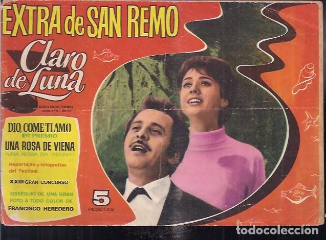 Tebeos: CLARO DE LUNA EXTRA SAN REMO 1966 - Foto 1