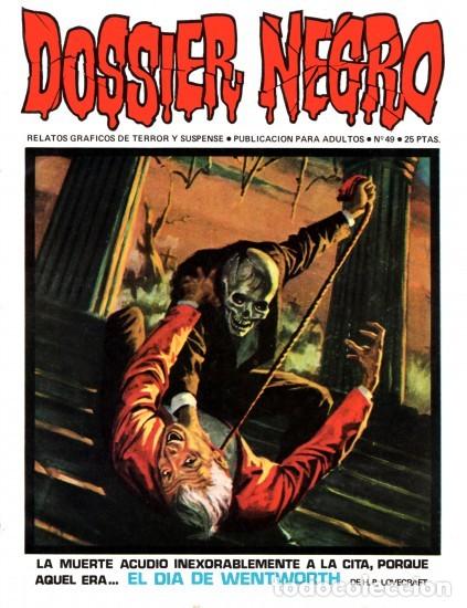 Tebeos: DOSSIER NEGRO- N&ordm; 49 -ISIDRO MON&Eacute;S-ROS ANDR&Uacute;-FRANCISCO CUETO-REGULAR-MUY DIF&Iacute;CIL-1972-LEAN-3844