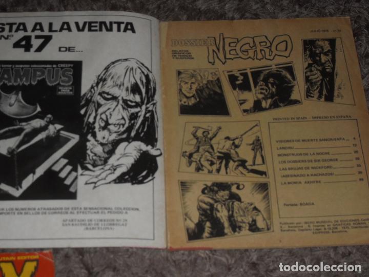Tebeos: DOSSIER NEGRO N&ordm; 74 COMICS TERROR - Foto 2