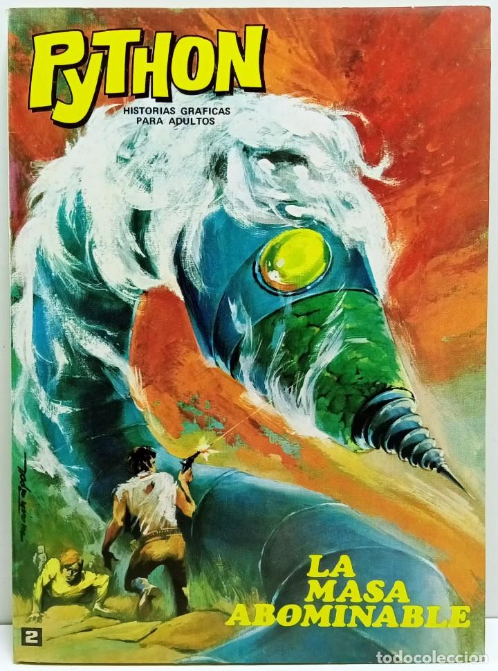 Tebeos: COMIC PYTHON N&ordm; 2 LA MASA ABOMINABLE IBERO MUNDIAL 1969 128 PGS EXCELENTE - Foto 1