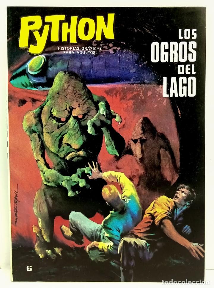 Tebeos: COMIC PYTHON N&ordm; 6 LOS OGROS DEL LAGO IBERO MUNDIAL DE EDICIONES 1969 EXCELENTE - Foto 1