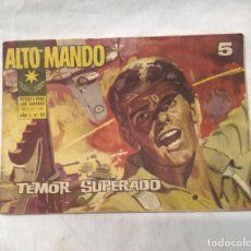 Tebeos: ALTO MANDO Nº 44 TEMOR SUPERADO AÑO 1964 EDICIONES IBERO MUNDIAL DE BARCELONA. Lote 259005370