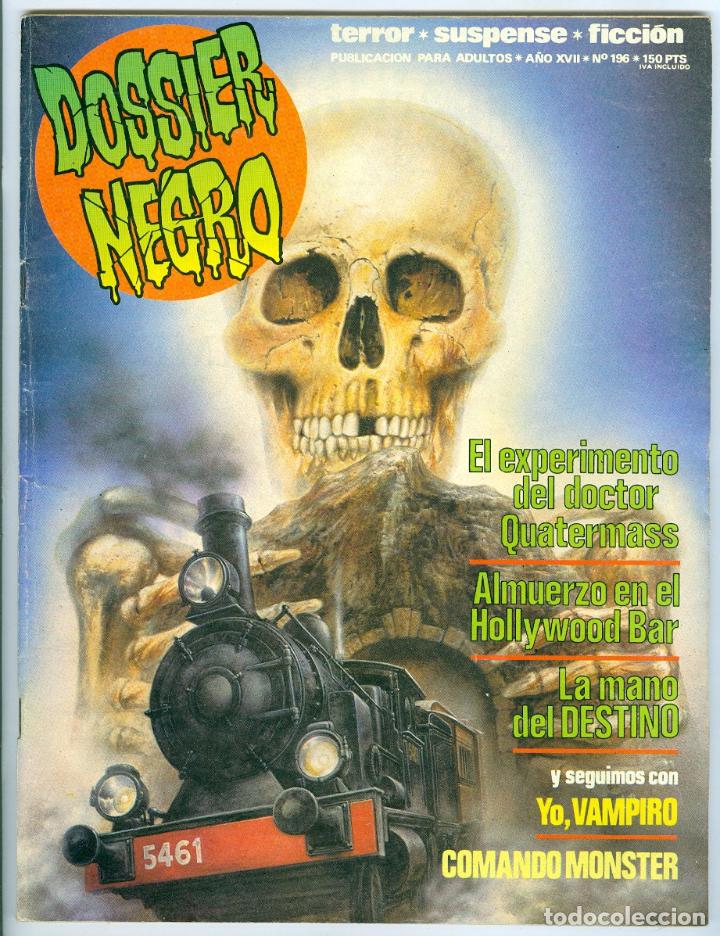 Livros de Banda Desenhada: Ibero Mundial. Dossier negro. 196.