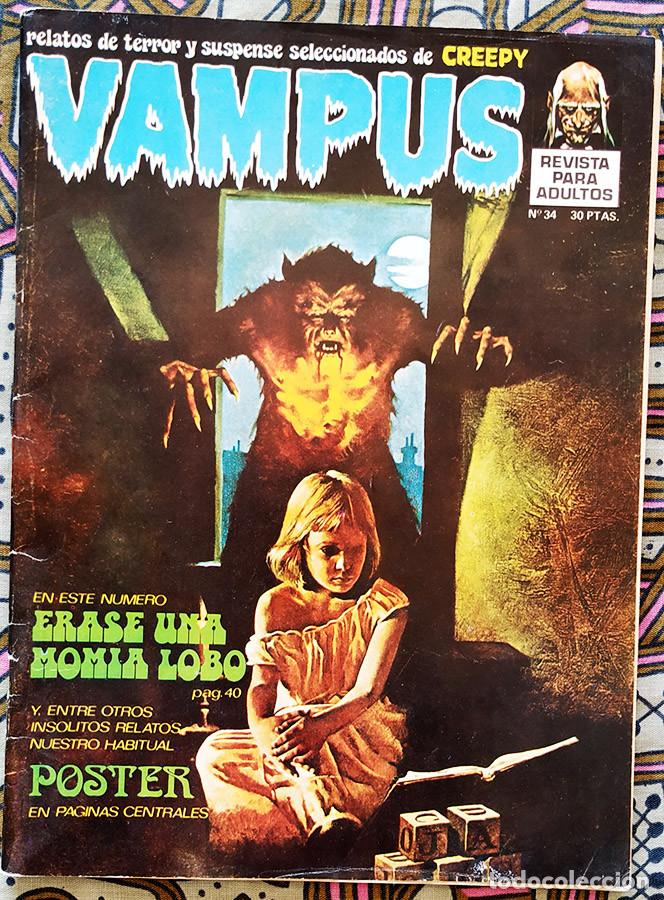 Tebeos: VAMPUS N&ordm; 34, con poster - Foto 1