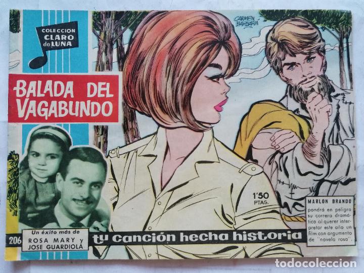 Livros de Banda Desenhada: COLECCION CLARO DE LUNA, N&ordm; 206, A&Ntilde;O 1959, EDITORIAL IBERO MUNDIAL
