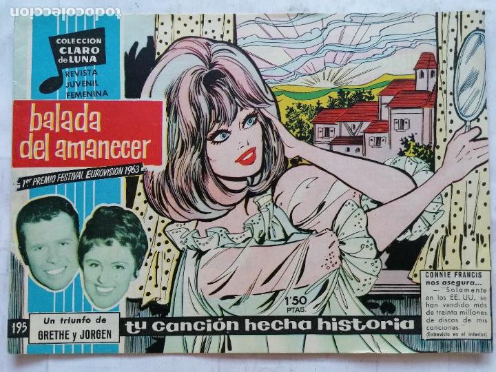 Livros de Banda Desenhada: COLECCION CLARO DE LUNA, N&ordm; 195, A&Ntilde;O 1959, EDITORIAL IBERO MUNDIAL