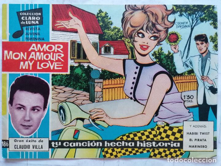 Livros de Banda Desenhada: COLECCION CLARO DE LUNA, N&ordm; 186, A&Ntilde;O 1959, EDITORIAL IBERO MUNDIAL