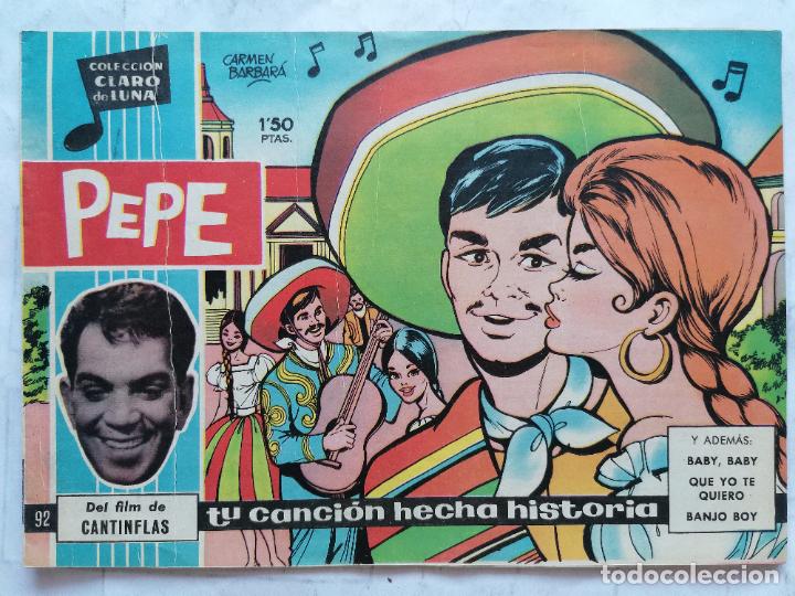 Livros de Banda Desenhada: COLECCION CLARO DE LUNA, N&ordm; 92, A&Ntilde;O 1959, EDITORIAL IBERO MUNDIAL