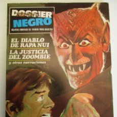 Tebeos: DOSSIER NEGRO (1968, IMDE / DELTA / ZINCO) 8 · 1968 · EL DIABLO DE RAPA NUI. Lote 324250888