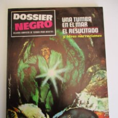 Tebeos: DOSSIER NEGRO (1968, IMDE / DELTA / ZINCO) 13 · 1968 · UNA TUMBA EN EL MAR / EL RESUCITADO. Lote 324252893