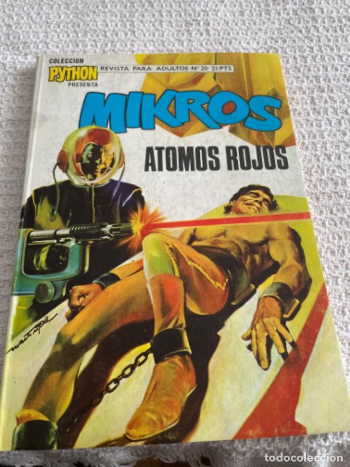 Livros de Banda Desenhada: Python MIKROS, &Aacute;tomos Rojos