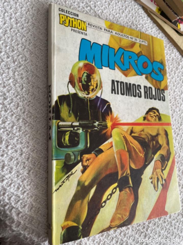 Tebeos: Python MIKROS, &Aacute;tomos Rojos - Foto 2