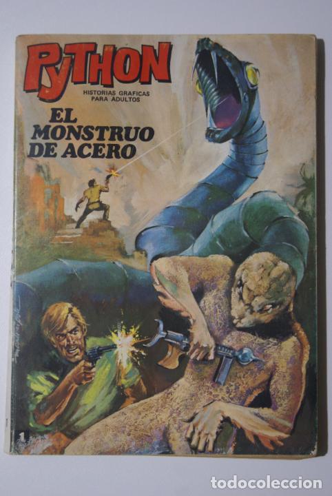 BDs: Python el monstruo de acero n&ordm; 1 . Marti Ripoll . Ibero Mundial de Ediciones , 1969 .