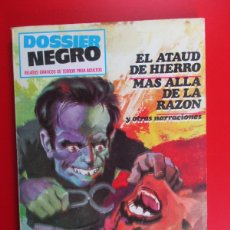 Tebeos: DOSSIER NEGRO (1968, IMDE / DELTA / ZINCO) 7 · 1968 · EL ATAUD DE HIERRO / MÁS ALLÁ DE LA RAZON. Lote 374491604