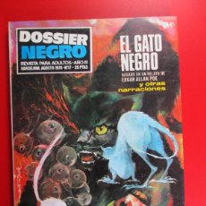 Tebeos: DOSSIER NEGRO (1968, IMDE / DELTA / ZINCO) 17 · VIII-1970 · EL GATO NEGRO. Lote 374508159