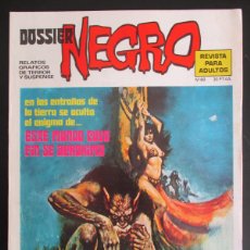Tebeos: DOSSIER NEGRO (1968, IMDE / DELTA / ZINCO) 60 · V-1974 · ESTE MUNDO CUYO FIN ¡¡¡ EXCELENTE!!!. Lote 385106984