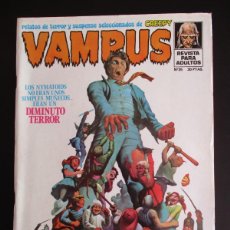 Tebeos: VAMPUS (1971, IMDE / GARBO) 35 · VII-1974 · DIMINUTO TERROR - ¡¡¡ EXCELENTE !!!. Lote 385262304