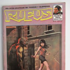 Tebeos: RUFUS (1973, IMDE / GARBO) 12 · V-1974 · ¿QUÉ LE PASÓ A DARKWORTH...?. Lote 385272584