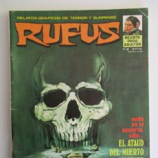 Tebeos: RUFUS (1973, IMDE / GARBO) 22 · III-1975 · EL ATAUD DEL MUERTO VIVIENTE. Lote 386271019