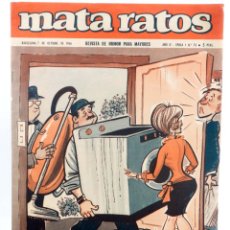 Tebeos: MATA RATOS AÑO II Nº 73. REVISTA DE HUMOR PARA MAYORES. 7 OCTUBRE 1966 (VVAA) IBERO MUNDIAL, 1966