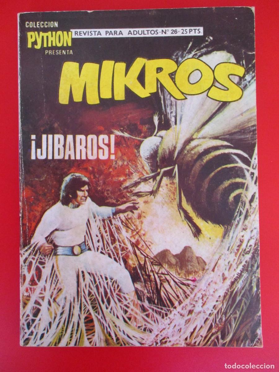 Tebeos: PYTHON (1969, IMDE) 26 &middot; 1972 &middot; MIKROS &iexcl;J&Iacute;BAROS! - Foto 1